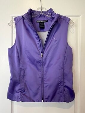 Ralph Lauren Golf Lavender Full Zip Vented Vest Sz S Athleisure Activewear Sport